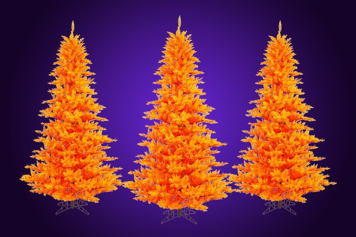Orange Christmas Trees