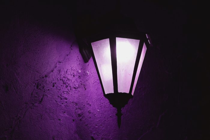 Purple Porch Light