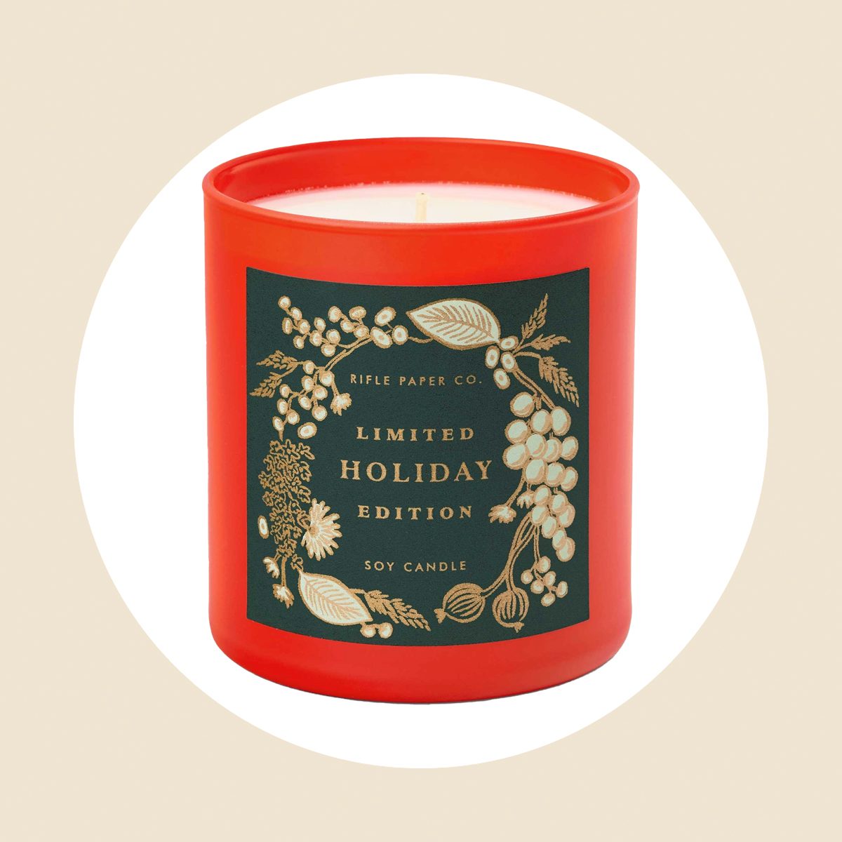 Rifle Paper Co Holiday Candle 