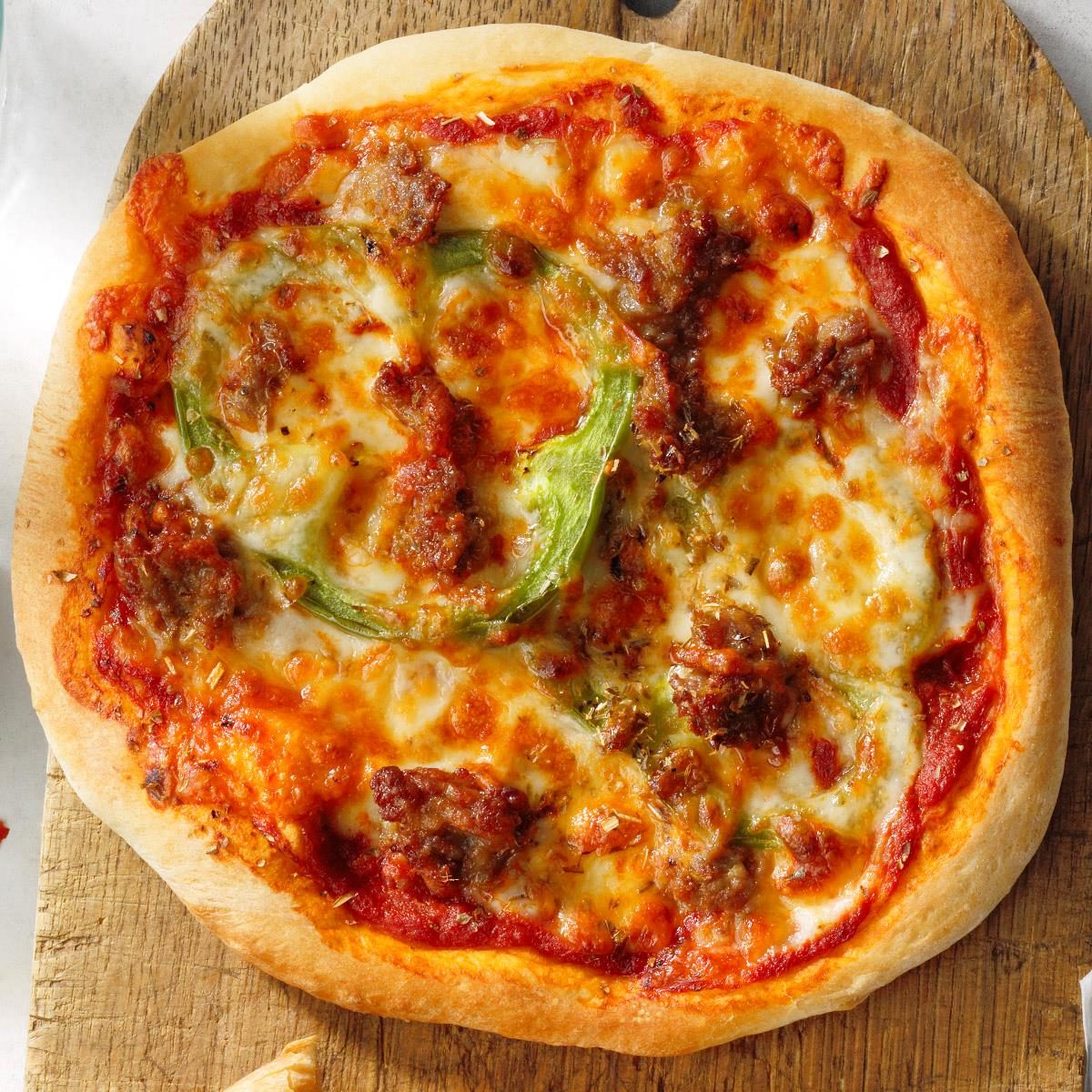 Air-Fryer Sausage Pizza