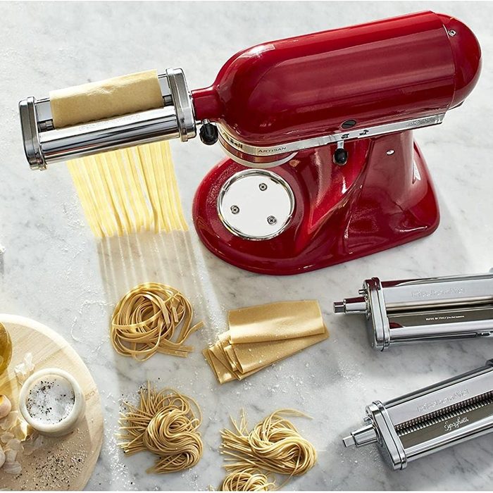 KitchenAid 3-Piece Pasta Roller & Cutter Set and Fresh Prep Slicer