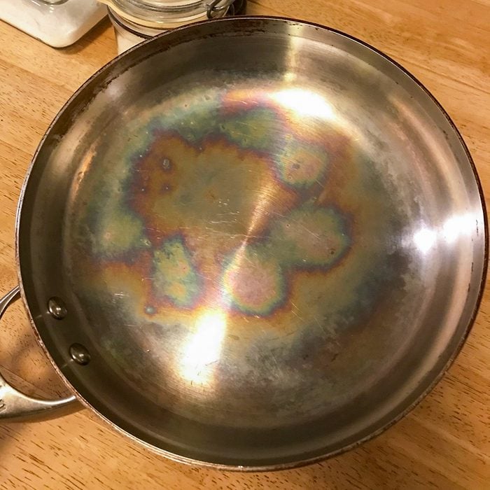Discoloration of Stainless Steel Due to Heat