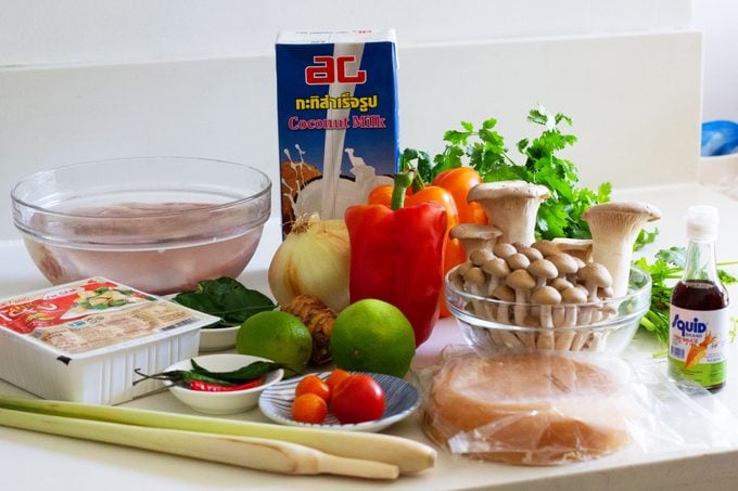 Tom Kha Gai Ingredients