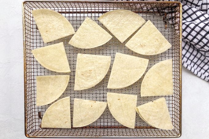 Tortillas In Air Fryer Basket