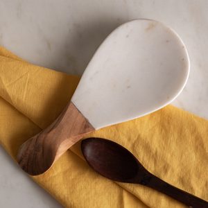 White Marble Spoon Rest For Stove Top