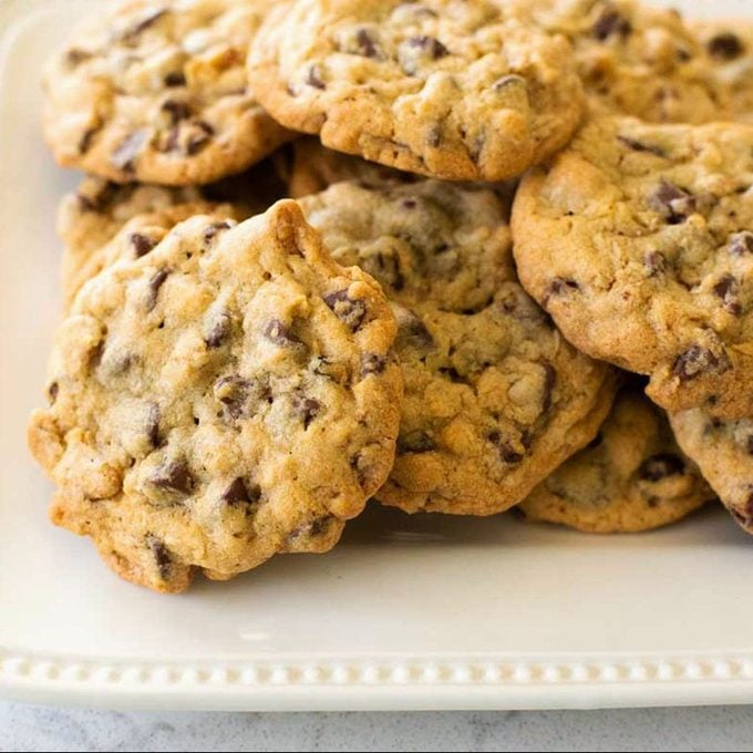 Doubletree Chocolate Chip Cookies On Plate 