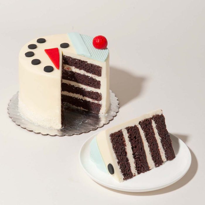Duff Goldman Chocolate Peppermint Snowman Cake 