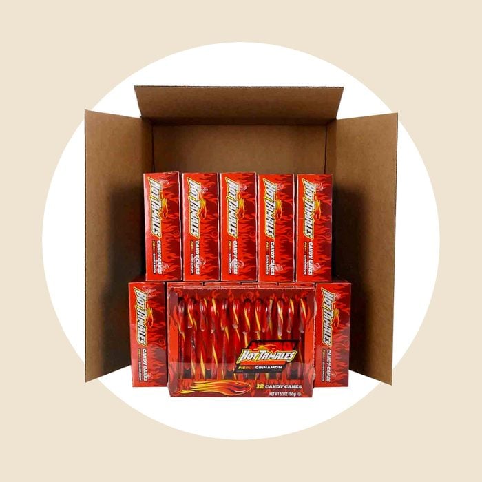 Hot Tamales Candy Canes