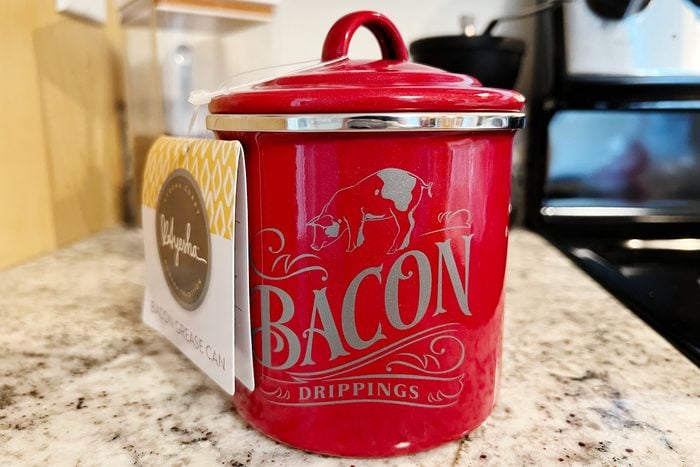 Bacon grease container
