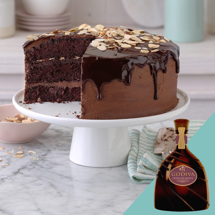 Chocolate Godiva Liquor Layer Cake