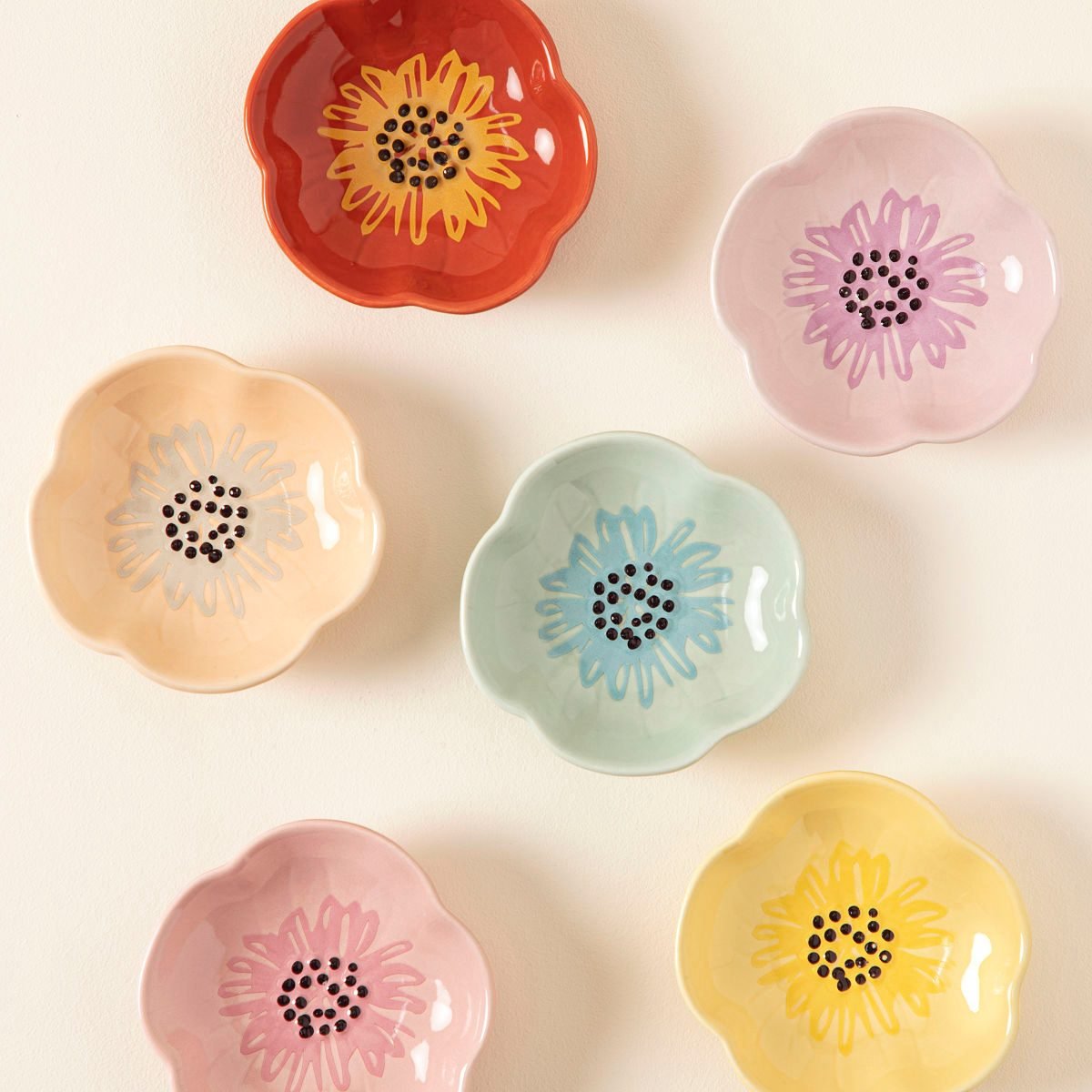 Little Flower Snack Dishes