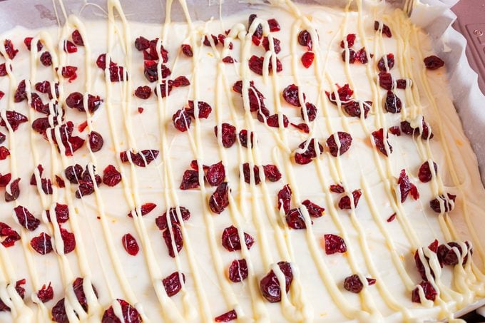 Topping The Cranberry Bliss Bars