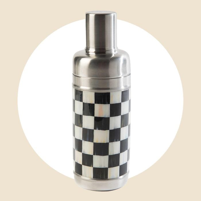 Checkered Cocktail Shaker