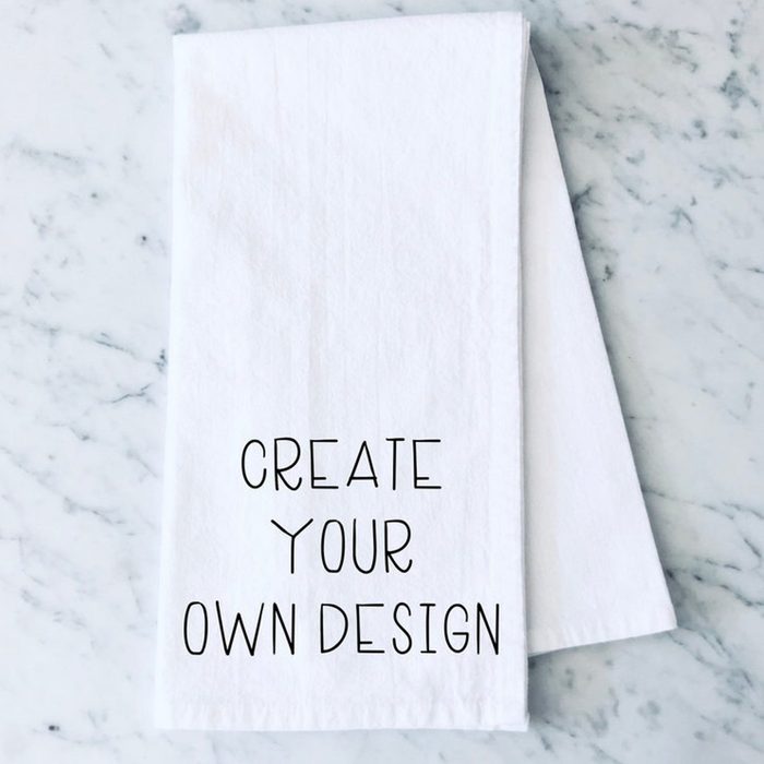 Create Your Own Design Tea Towel