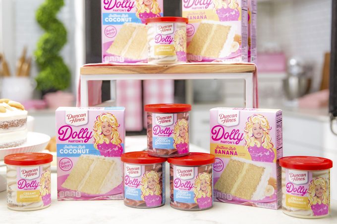 Dolly Parton Cake mixes and frostings