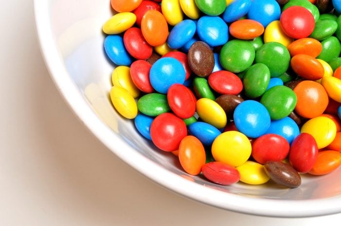 colorful m&m candies