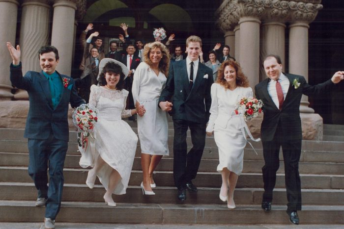 Cupid outdid himself yesterday at Toronto's old city hall as 12 couples took St. Valentine's Day vow