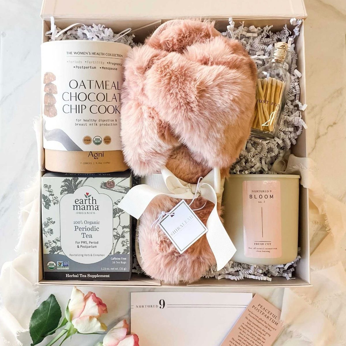 The Peaceful Postpartum New Mom Gift Box