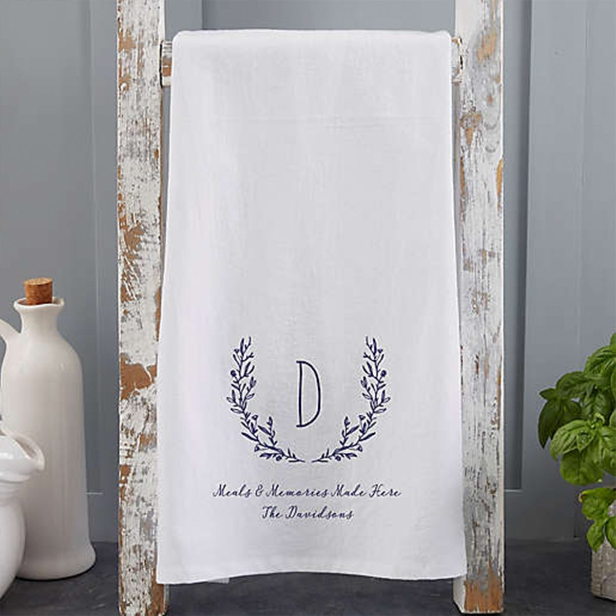 Monogrammed Kitchen Towels