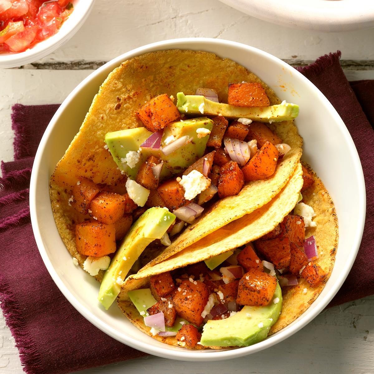 Air-Fried Butternut Squash Tacos