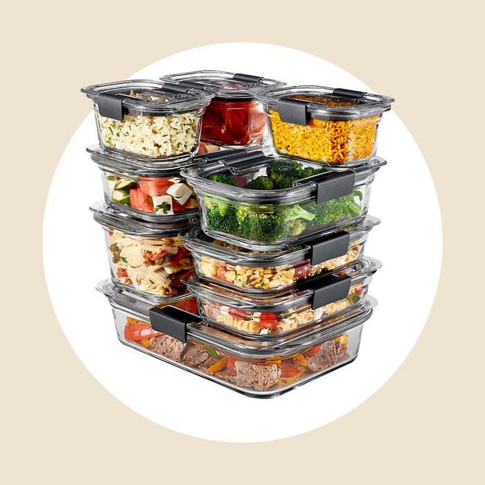 Rubbermaid Brilliance Four Pack With Lids
