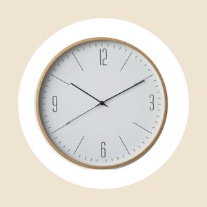 Brushed Brass Wall Clock Project Ecomm