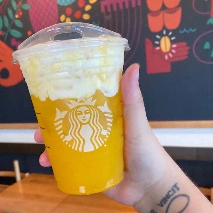 Dole Pineapple Starbucks Drink
