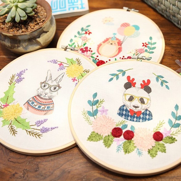 Easter Bunny Embroidery Kit Ecomm Via Etsy.com