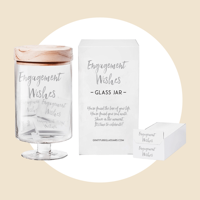 Personalized Engagement Wishes Jar