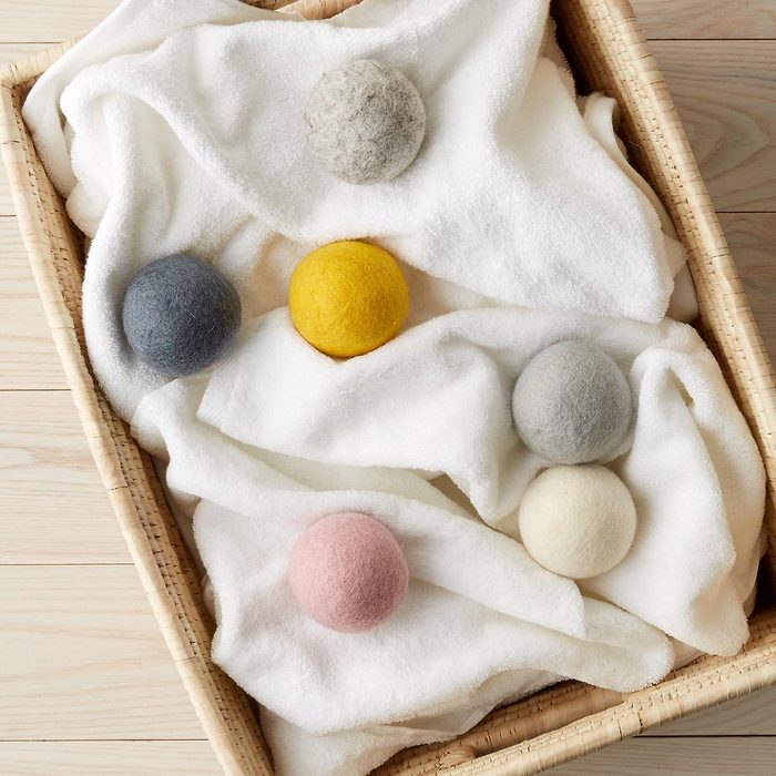 Colored Wool Dryer Balls