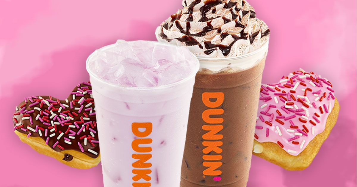 Dunkin' releases Valentine's Day cups & TikTok is in love with