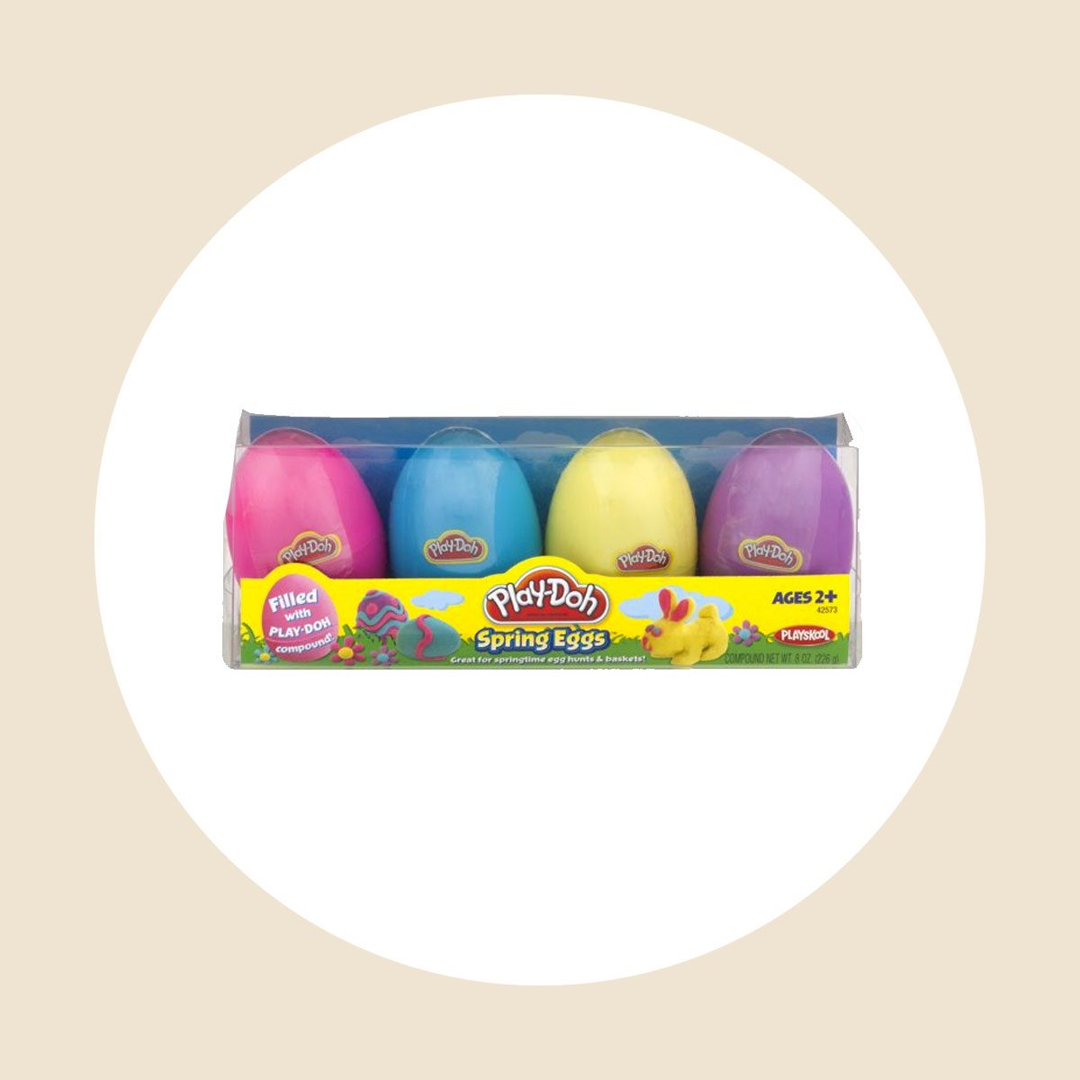 Easter Egg Shaped Play Doh