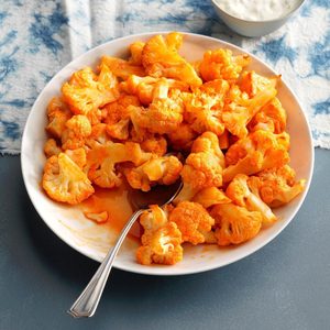 Air-Fryer Buffalo Cauliflower