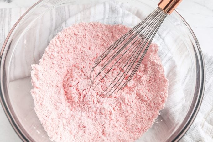 Strawberry Cookies whisk