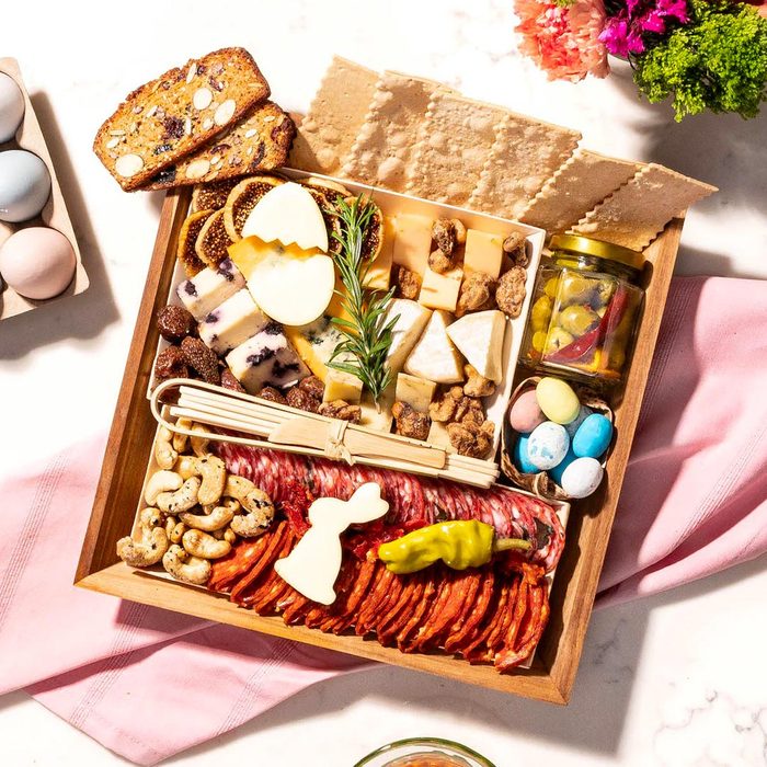 Easter Treat Cheese Charcuterie Board 
