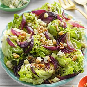 Boston Lettuce with Roasted Red Onions