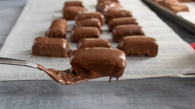 Cool Whip Candy coated in chocolate