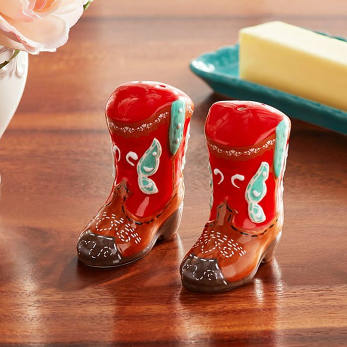 Cowboy Boots Salt And Pepper Shakers