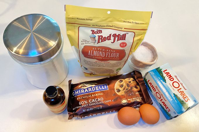 Ghirardelli One Bowl Flourless Brownies ingredients