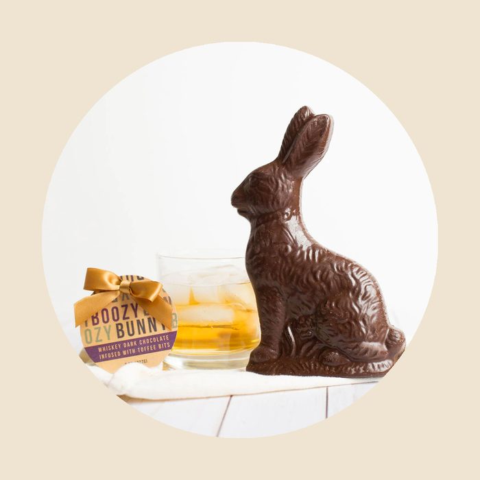 Whiskey Flavored Dark Chocolate Toffee Bunny