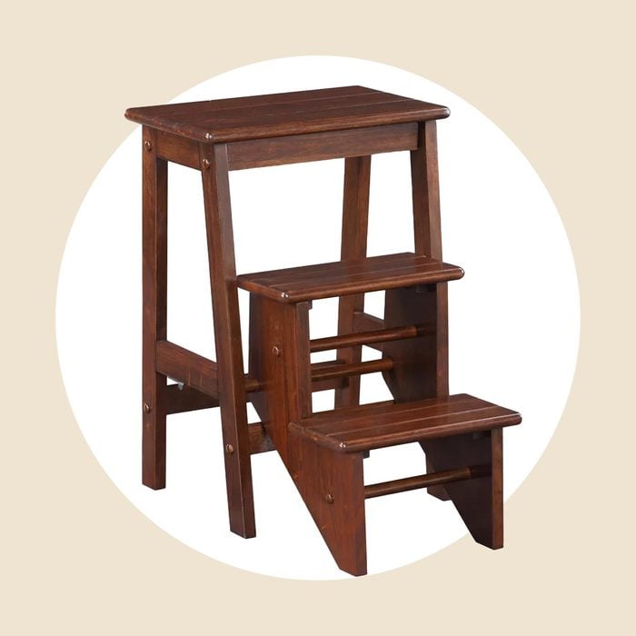 Wooden Three Step Stool