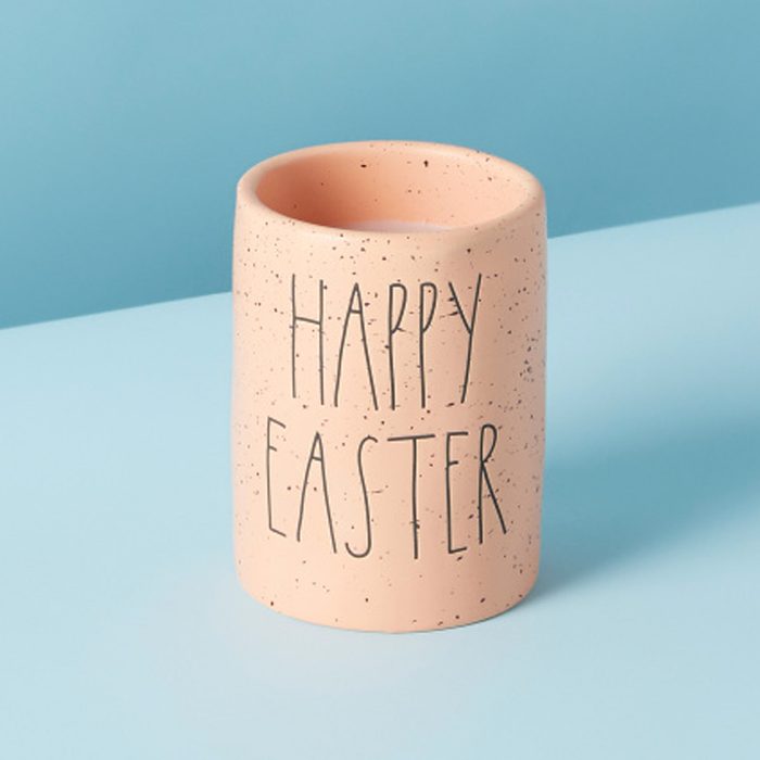 Ce Cream Candle In Ceramic Happy Easter Jar Ecomm Via Homegods.com