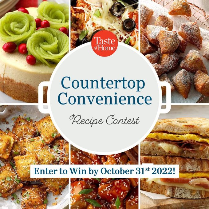 Countertop Convenience Recipe Contest Announcement