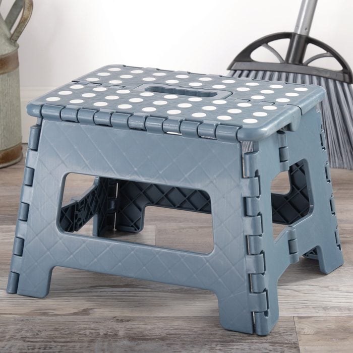 Great Value Plastic Folding Single Step Stool Ecomm Via Walmart.com