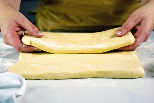 Homemade Puff Pastry fold
