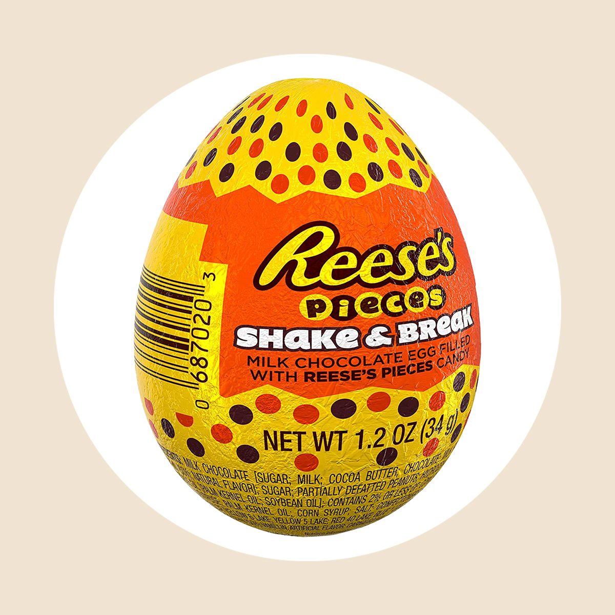 Reeses Pieces Shake And Break Egg Best Easter Candy