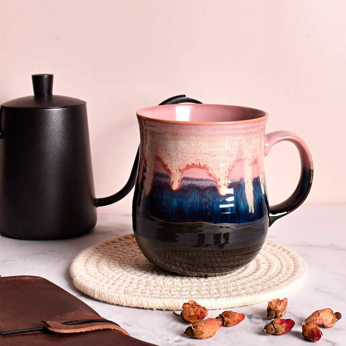 Simple Modern 12 oz Scout Coffee Mug Tumbler - Rose Gold 