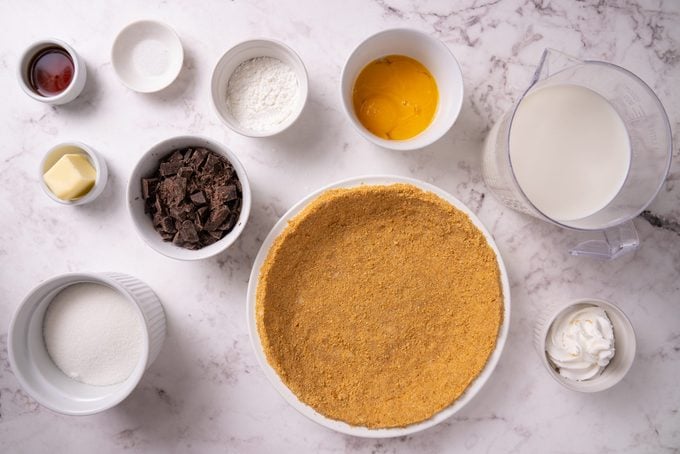 Ingredienti per la torta al cioccolato