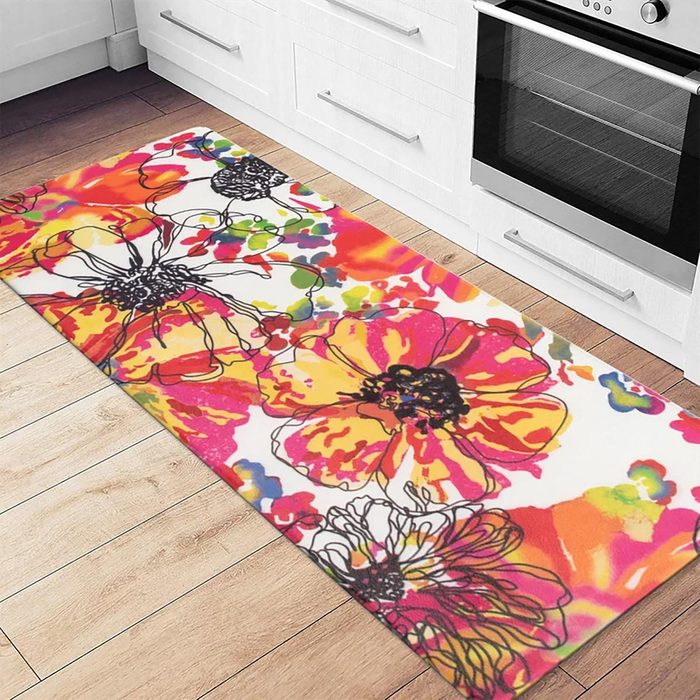 Floral Kitchen Mat