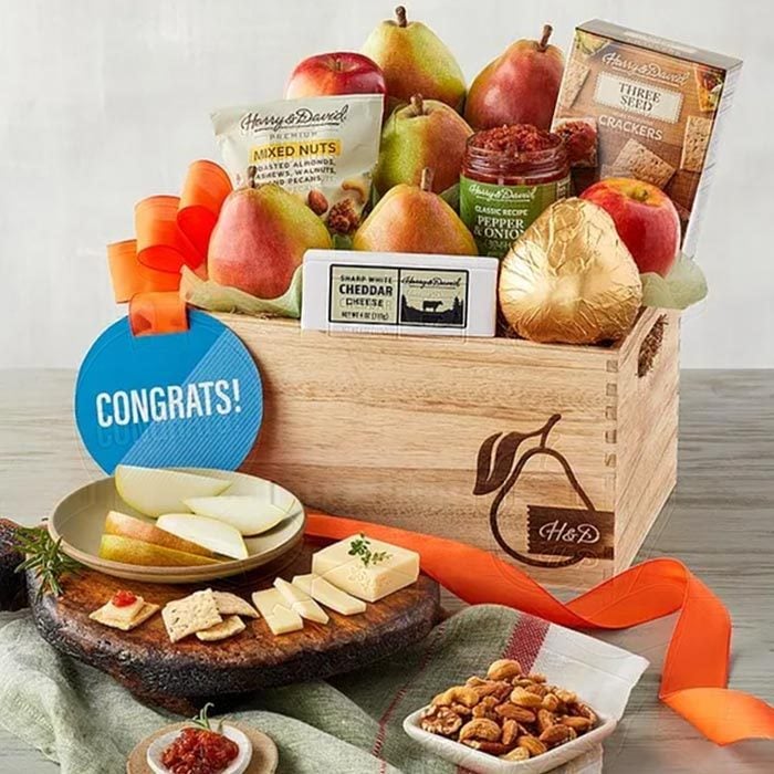 For The Traditionalist Congratulations Gift Basket